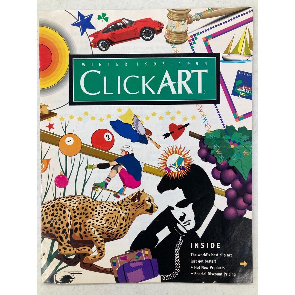 CLICKART Advertising Booklet Catalog Winter 1993-1994